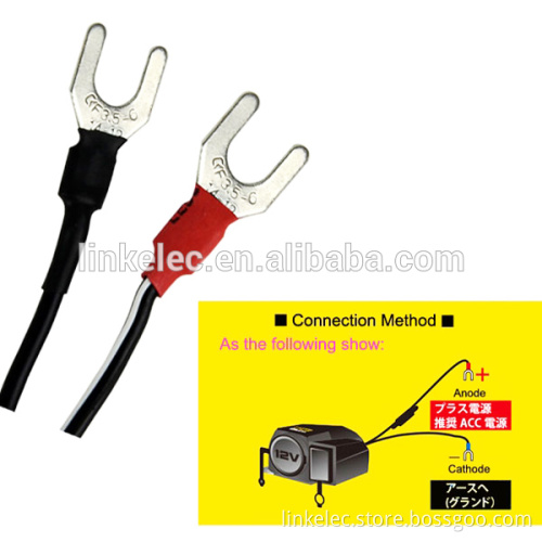 12v waterproof motorcycle usb power cable 12v